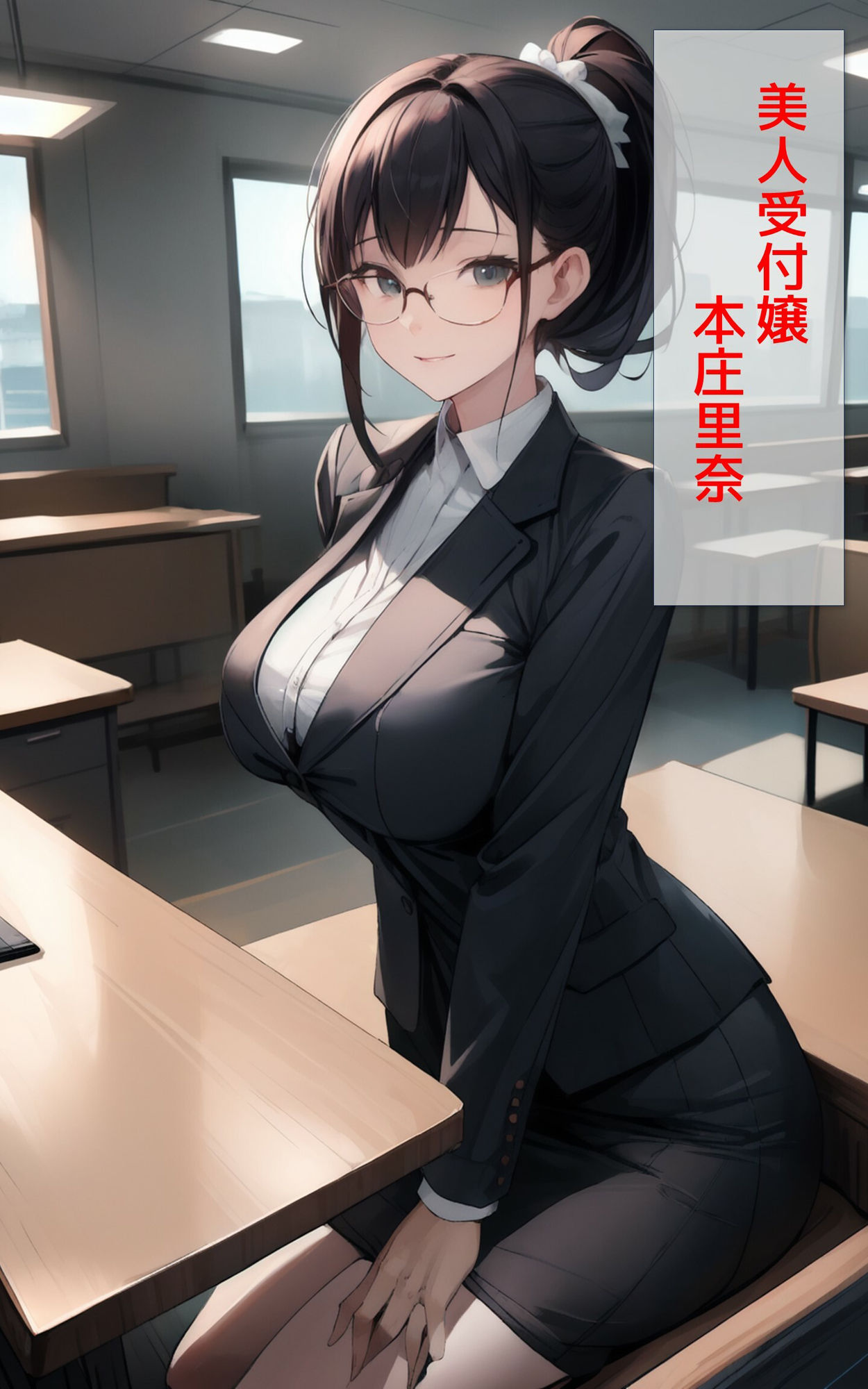 サンプル画像1:清楚系彼女は調教済，会社でナンパした清楚系受付嬢が調教済のメス犬奴●だった件(C.C.WORKS) [d_380660]