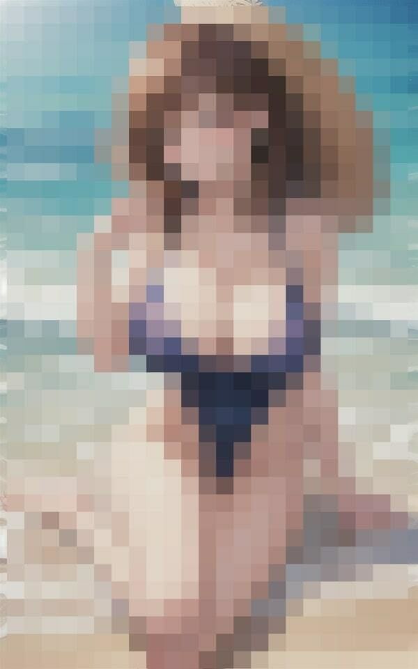 サンプル画像1:美女と過ごすバカンス(brownTbear) [d_380804]