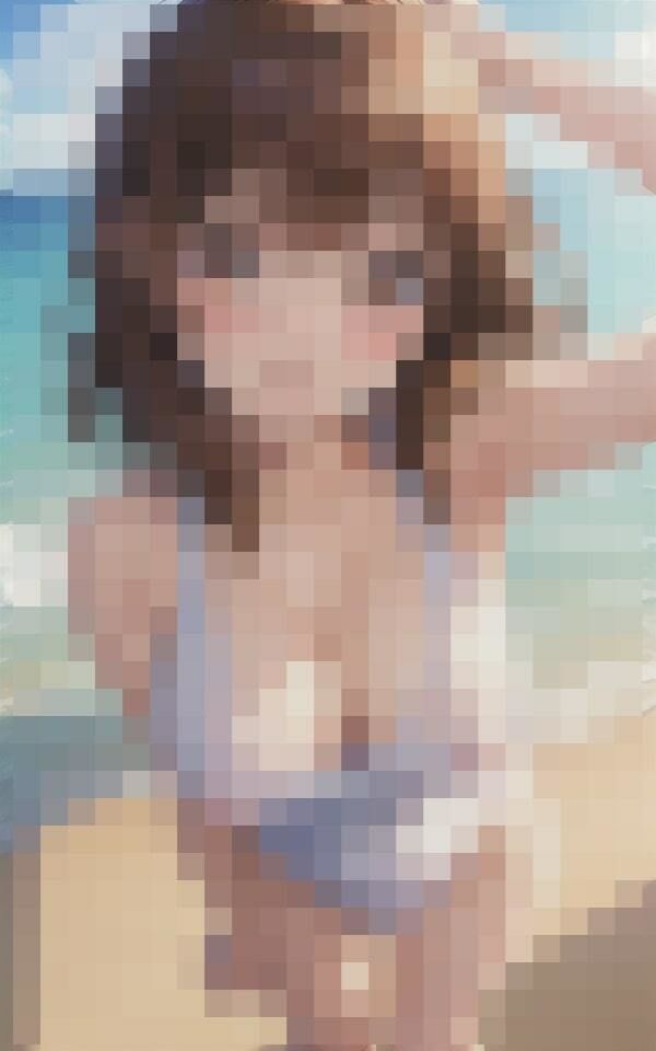 サンプル画像2:美女と過ごすバカンス(brownTbear) [d_380804]