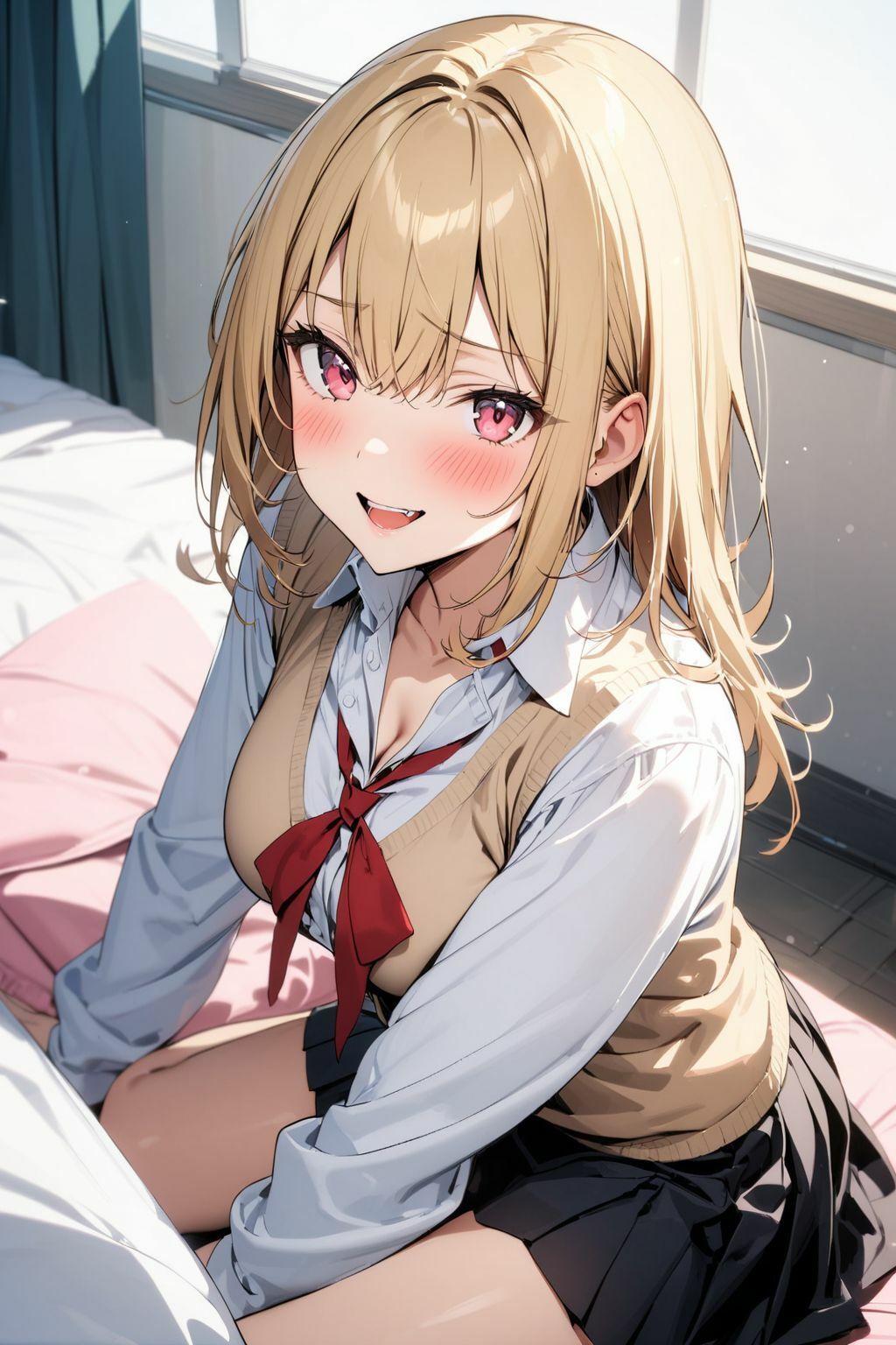 サンプル画像1:保健室で生意気なJKに誘われたのでイき狂わせてみた(肉欲の園) [d_380842]