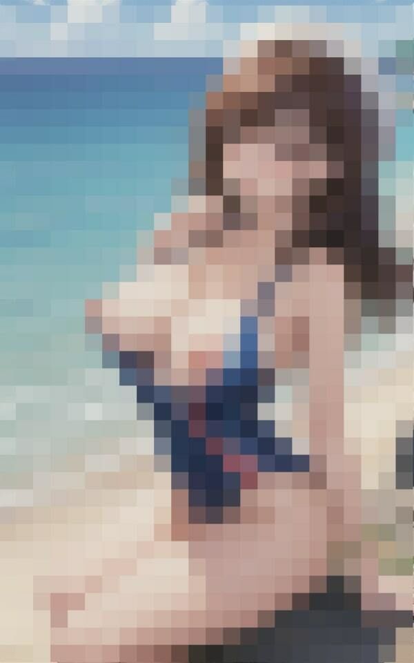 サンプル画像4:年上巨乳美女と真夏の海水浴(STAR美女図鑑) [d_380856]