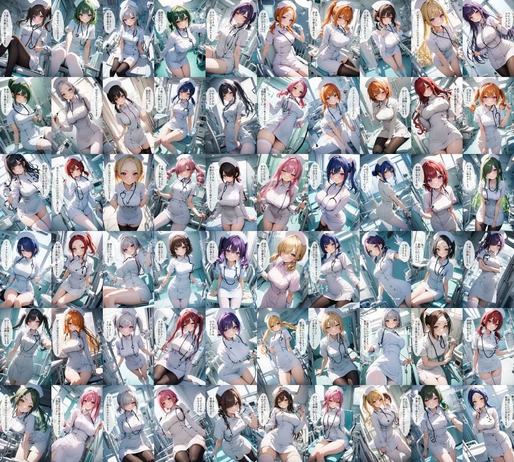 サンプル画像5:60キャラ 生ハメ病棟 ナース看護師 即オチ2コマ(事務びーむ) [d_380863]