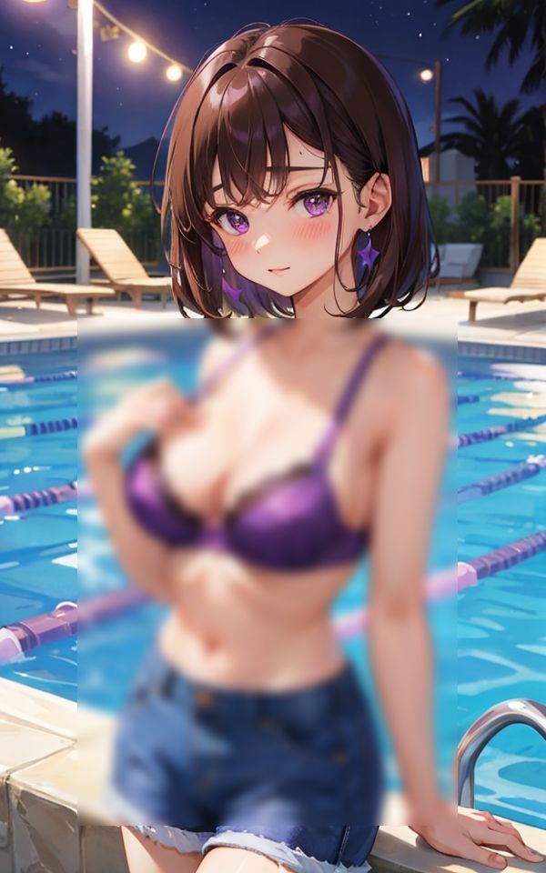 サンプル画像4:むらさきって似合ってますか？(スタジオばなな) [d_380975]