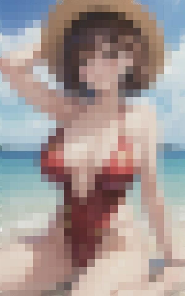 サンプル画像1:真夏の美女 とろける身体(SUN美女研究所) [d_381208]