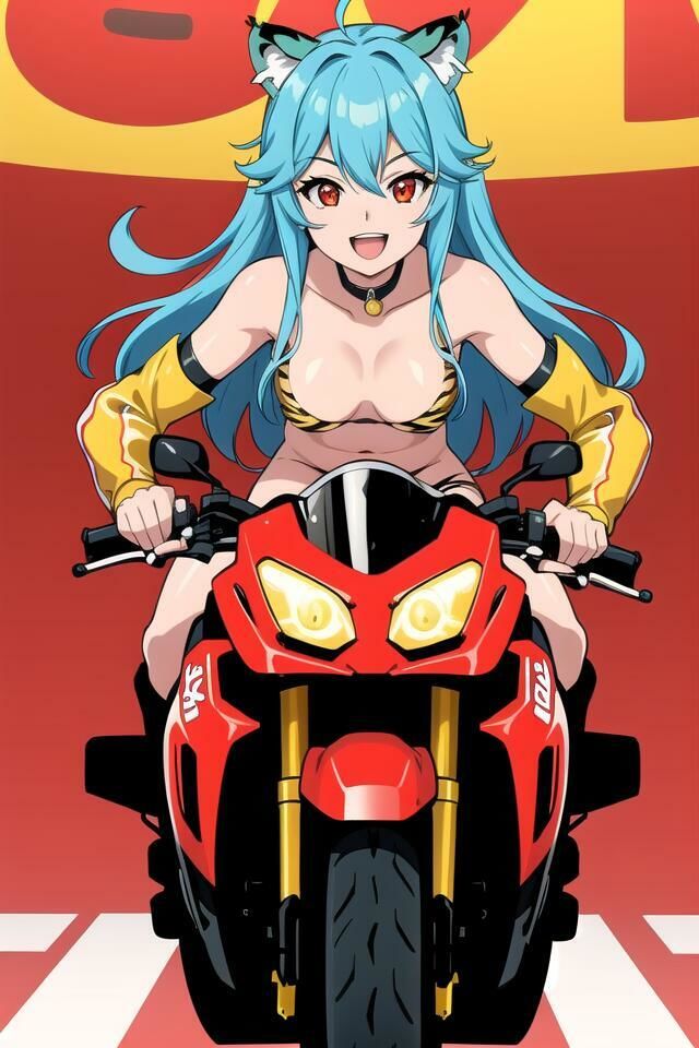 サンプル画像1:うる☆やつら バイクとらむちゃん CGシリーズ第4弾(アイドル・マイスター) [d_381241]
