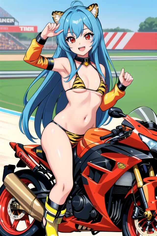 サンプル画像2:うる☆やつら バイクとらむちゃん CGシリーズ第4弾(アイドル・マイスター) [d_381241]