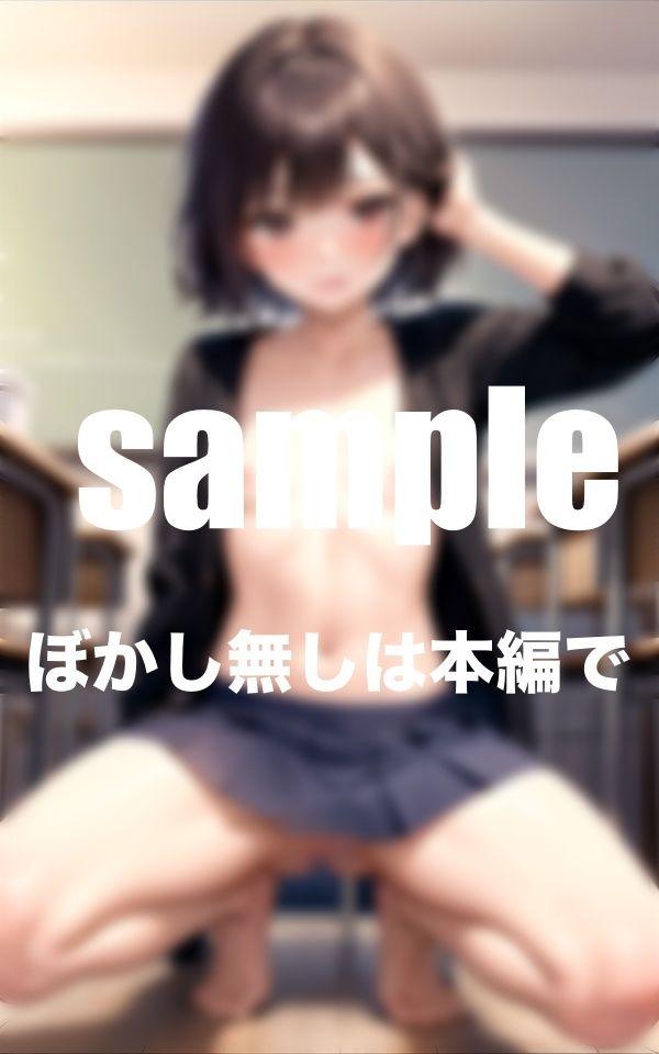 サンプル画像2:大好きだったあの子とついに放課後の教室で 初めてとは思えないくらい濡れまくり(AI生成com) [d_381320]