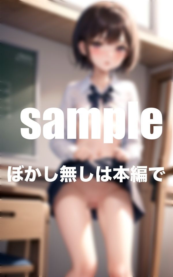 サンプル画像4:大好きだったあの子とついに放課後の教室で 初めてとは思えないくらい濡れまくり(AI生成com) [d_381320]