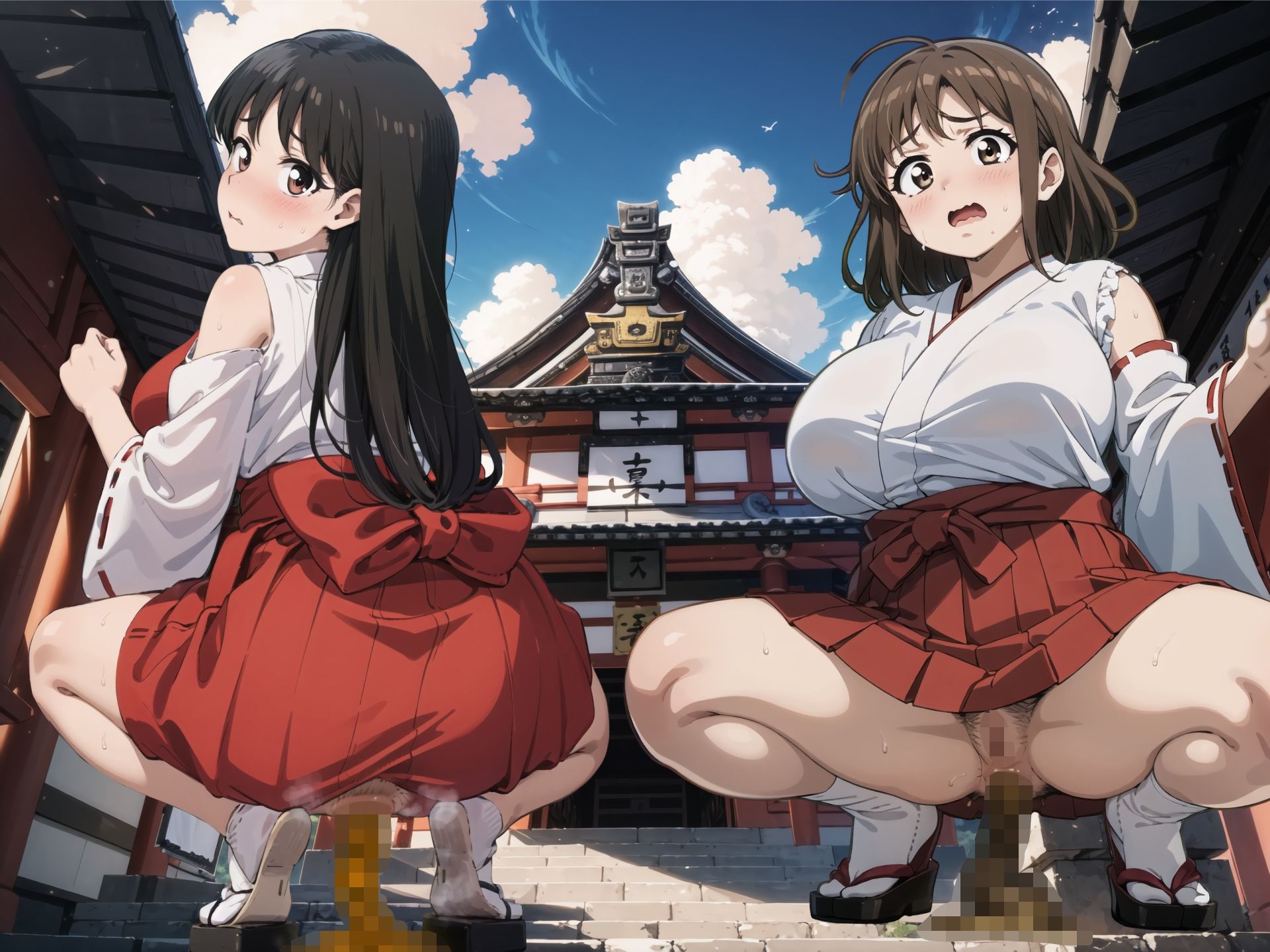 サンプル画像3:突撃！祭事の巫女さん奇譚〜たっぷりの糞便奉納プリーズ〜(StreamFord-ProjecT) [d_381330]