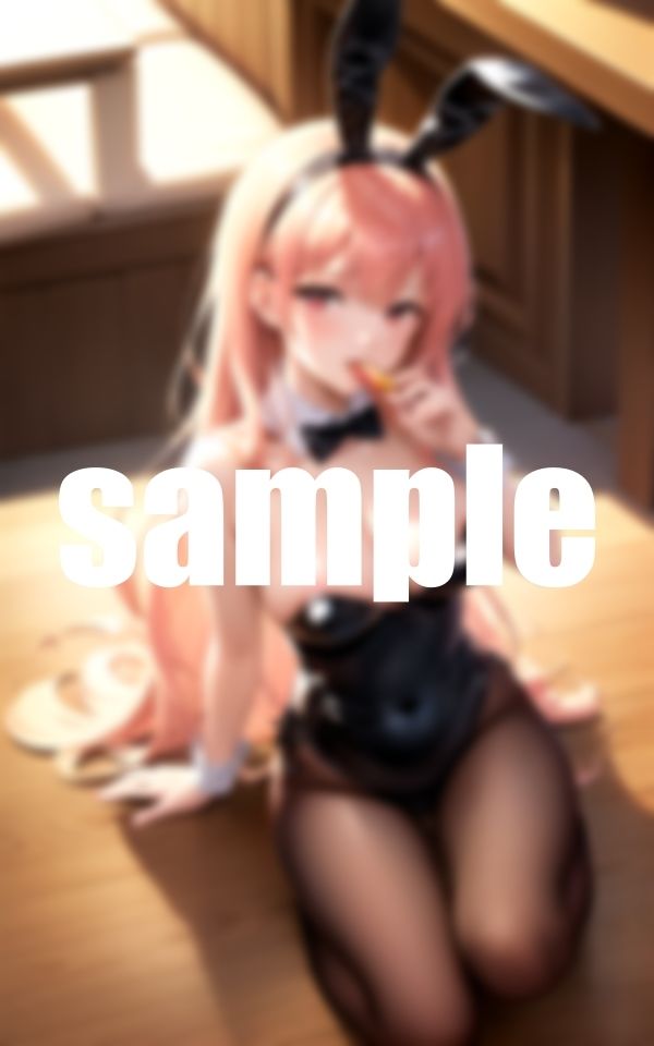 サンプル画像5:僕のメス豚〜バニーコスさせて口内射精〜(淫乱の湖) [d_381338]