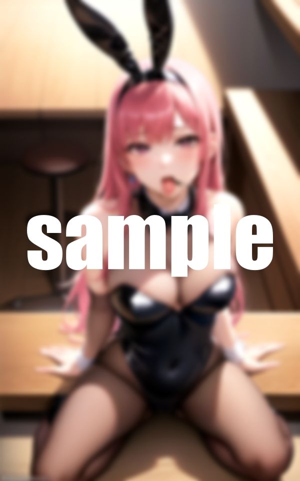 サンプル画像6:僕のメス豚〜バニーコスさせて口内射精〜(淫乱の湖) [d_381338]