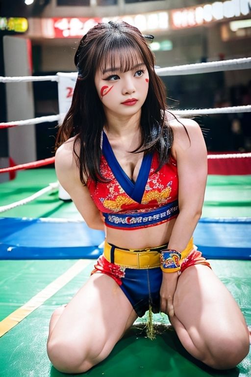 おもらし格闘美女のサンプル画像 6