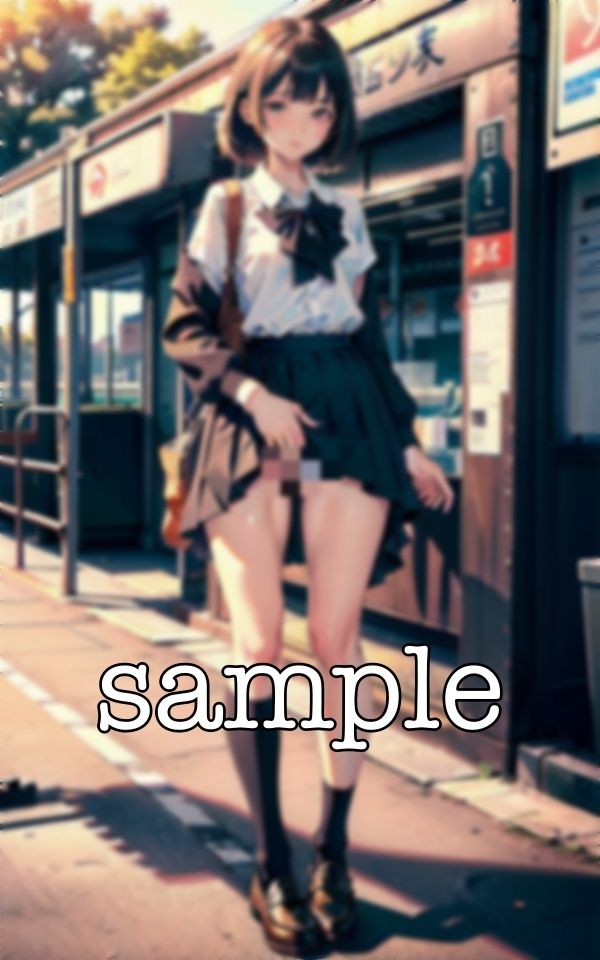 サンプル画像1:パンチラJK特集！制服姿でロリ系の幼なじみのパンツを覗く〜クラスで一番かわいい美女の生パンツ〜(くぱぁの国王) [d_381360]