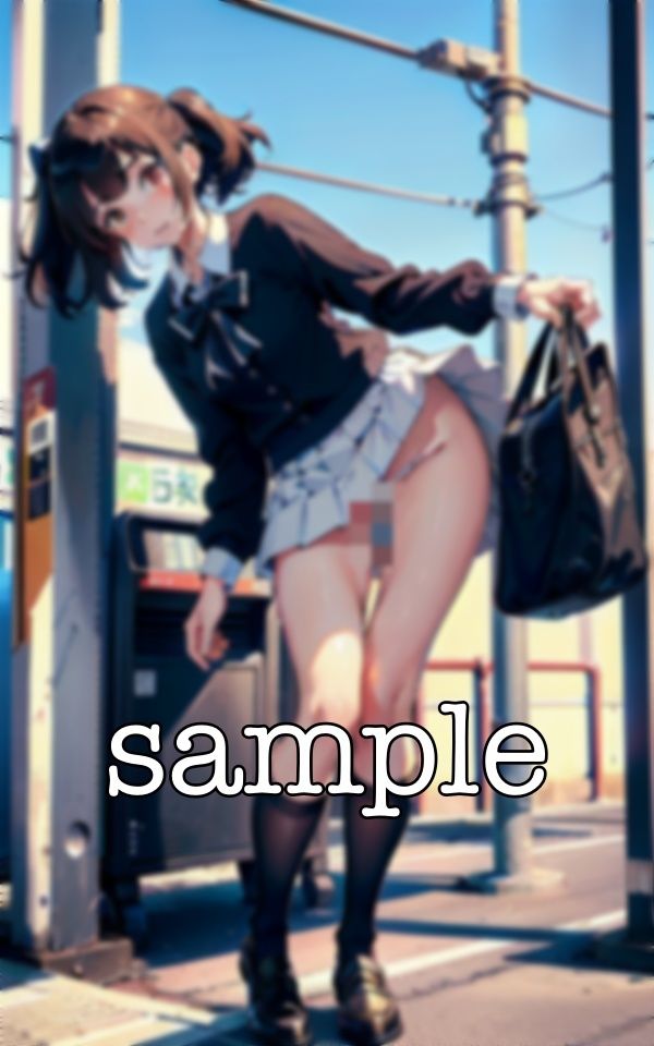 サンプル画像5:パンチラJK特集！制服姿でロリ系の幼なじみのパンツを覗く〜クラスで一番かわいい美女の生パンツ〜(くぱぁの国王) [d_381360]