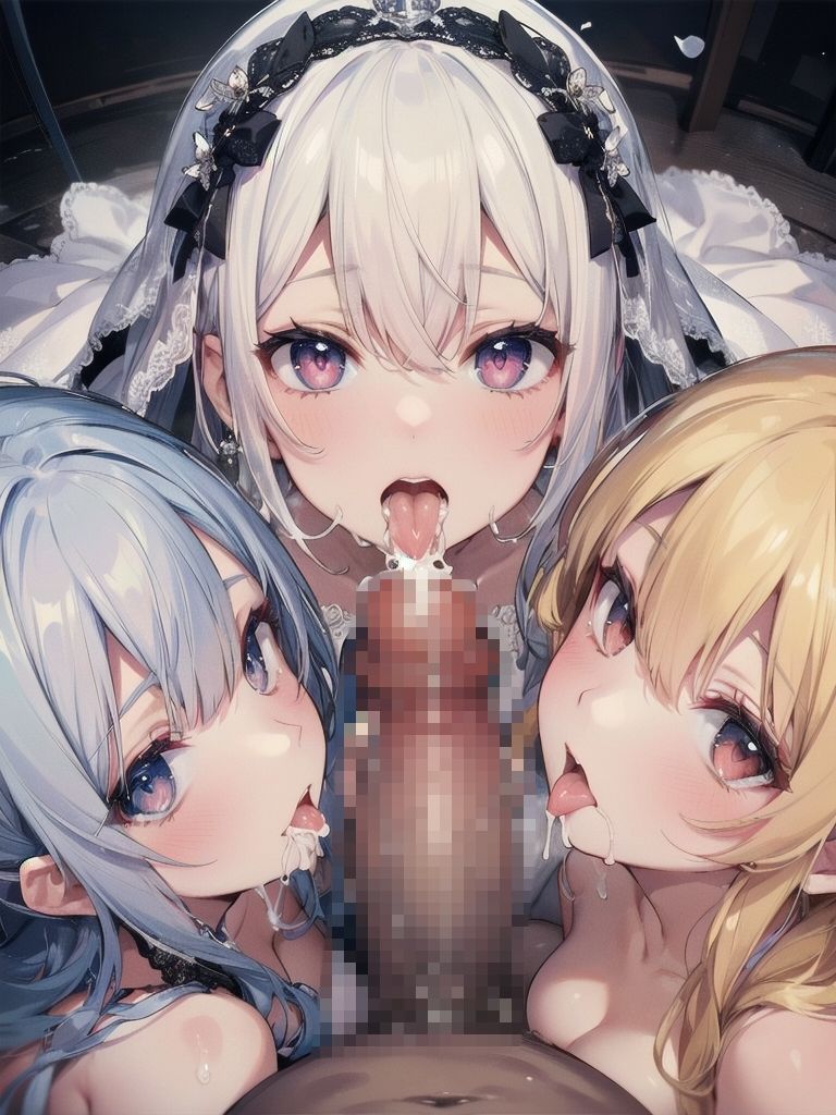 サンプル画像4:巨乳花嫁とハーレムエッチ2(Shotgun Bride) [d_381362]