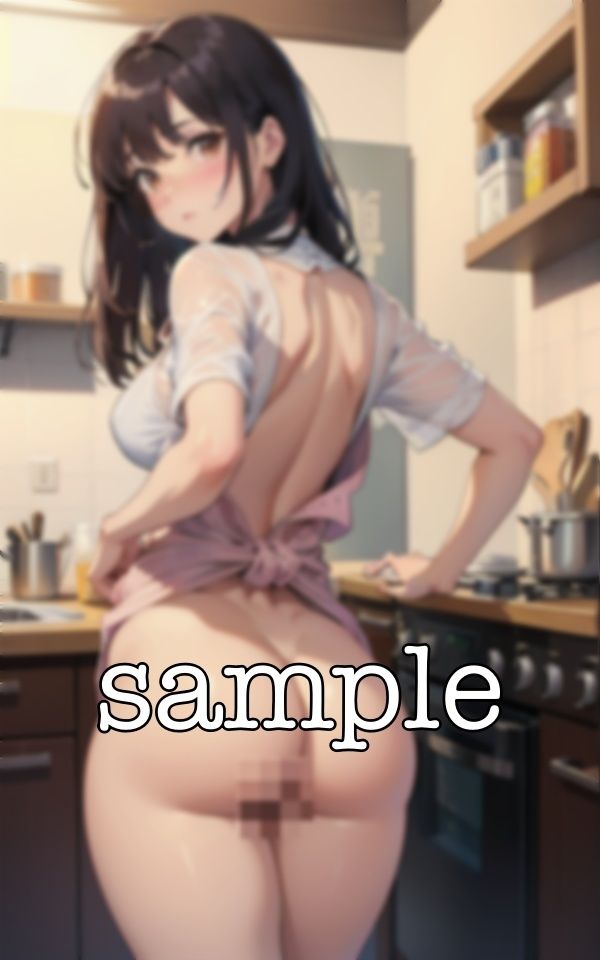 サンプル画像5:義父と新妻スペシャル〜新しい家族に迎え入れた義父が強●露出〜デカ尻の裸エプロン・・・(性欲モンスター企画) [d_381371]