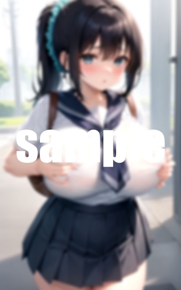 育ち盛りな女◯◯生は爆乳おっぱいオバケのサンプル画像 6