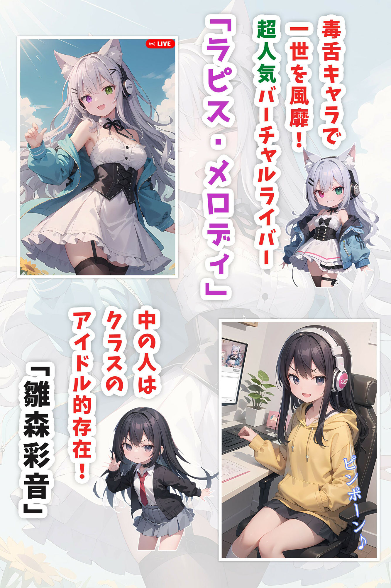 サンプル画像2:超人気ライバーがクラスの男子に身バレ？！家凸＆処女を奪われ、学校では言いなりに…最後は堕ちていく様を配信で晒され完堕ち宣言。 Liver Dream！！(0番のりば) [d_381397]