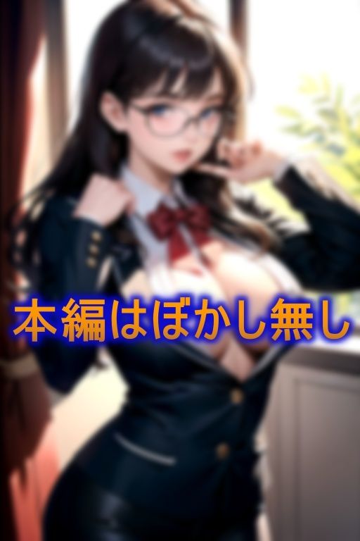 サンプル画像1:クラス委員長の真面目なメガネ女子校生が中年担任教師のデカチンを咥え込む(みるくせいき) [d_381411]