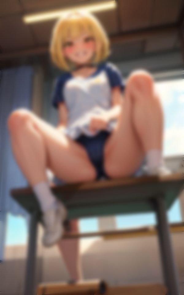 サンプル画像2:イタズラ少女のムチムチM字 スク水編(panpanyama＋3) [d_381430]