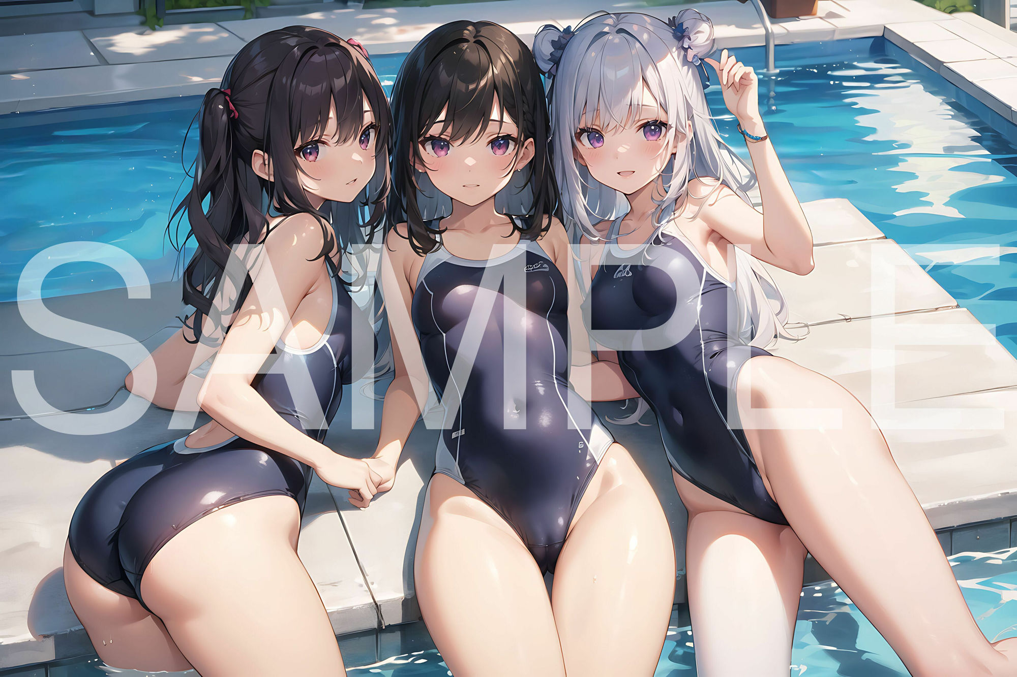 サンプル画像4:ハーレム×学園(aiもちち) [d_381439]