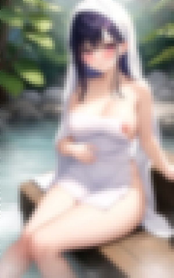 サンプル画像1:個室露天風呂のある旅館で彼女と混浴してきたPart4(aiの本棚) [d_381464]