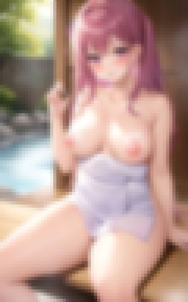 サンプル画像2:個室露天風呂のある旅館で彼女と混浴してきたPart4(aiの本棚) [d_381464]