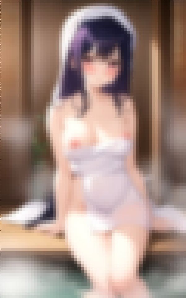 サンプル画像4:個室露天風呂のある旅館で彼女と混浴してきたPart4(aiの本棚) [d_381464]