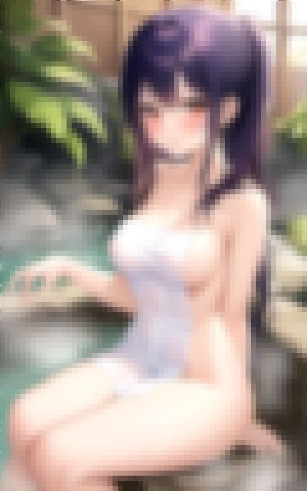 サンプル画像5:個室露天風呂のある旅館で彼女と混浴してきたPart4(aiの本棚) [d_381464]