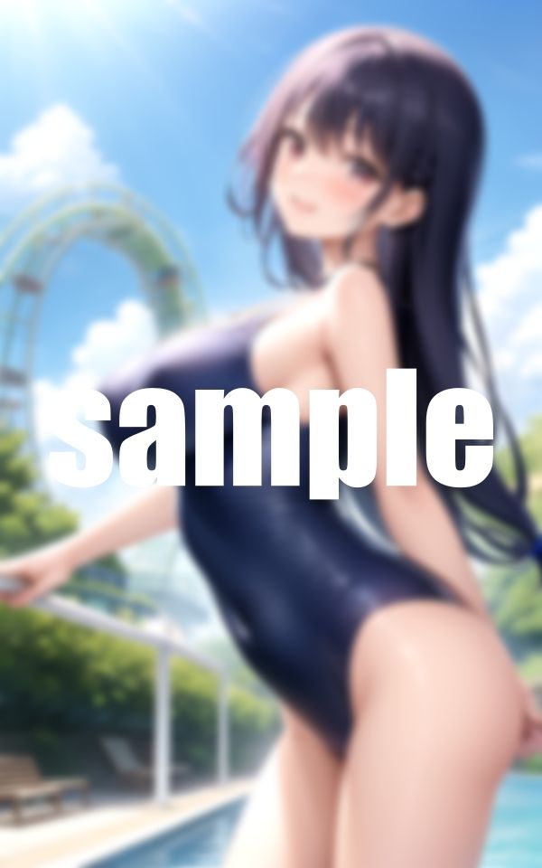 サンプル画像1:水着と美女と(愛液の花園) [d_381471]