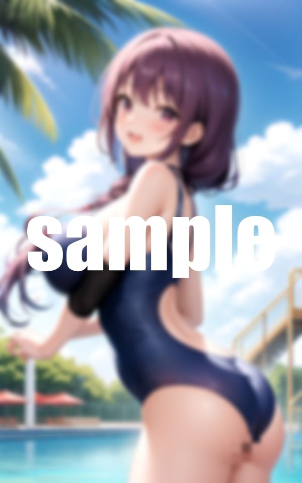 サンプル画像2:水着と美女と(愛液の花園) [d_381471]