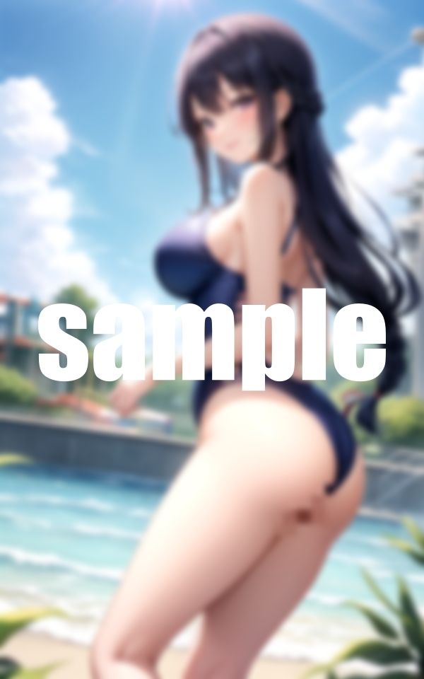 サンプル画像5:水着と美女と(愛液の花園) [d_381471]