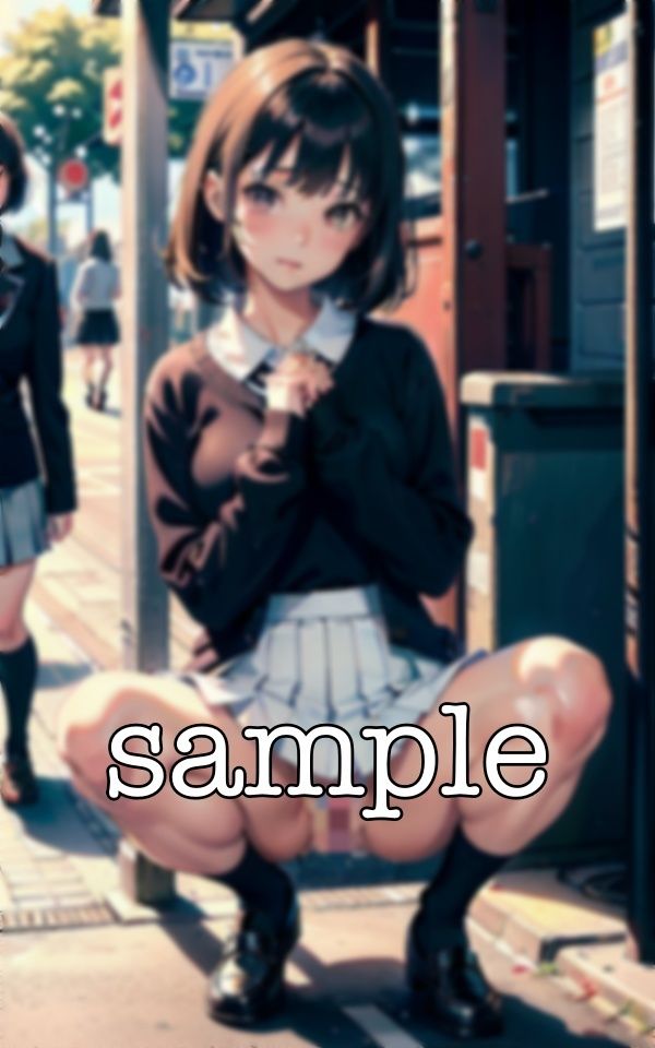 サンプル画像1:パンツ売りのJK！パンツ売りでおじさんに売りつける〜制服姿で童顔のくせにエロすぎる変態女(ぷにぷに研究所) [d_381494]