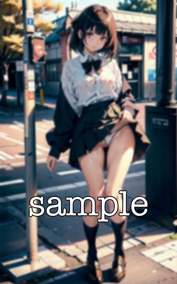 サンプル画像3:パンツ売りのJK！パンツ売りでおじさんに売りつける〜制服姿で童顔のくせにエロすぎる変態女(ぷにぷに研究所) [d_381494]