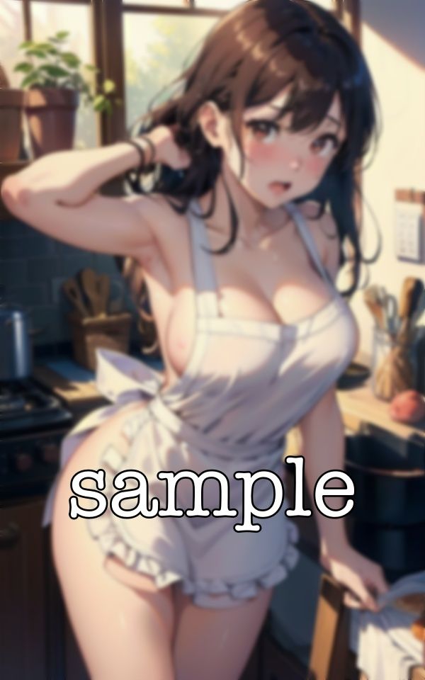 サンプル画像5:職場不倫！某大手勤務の上司に犯●れる新人Fカップ社員・・・エプロンが透けて乳首丸見え不倫(媚薬DNA) [d_381532]