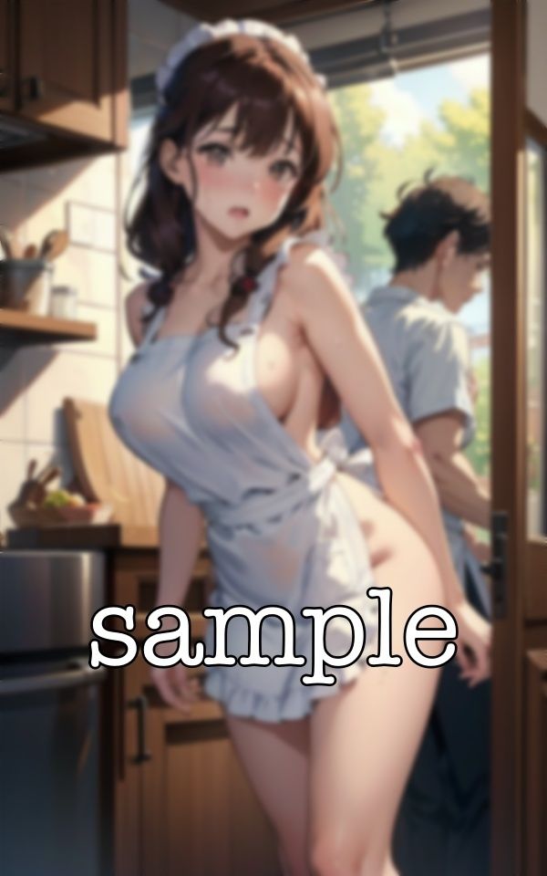 サンプル画像6:職場不倫！某大手勤務の上司に犯●れる新人Fカップ社員・・・エプロンが透けて乳首丸見え不倫(媚薬DNA) [d_381532]