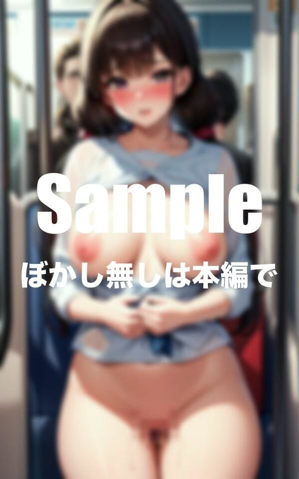 サンプル画像1:痴◯を誘惑する美女(おっとり巨乳) [d_381557]