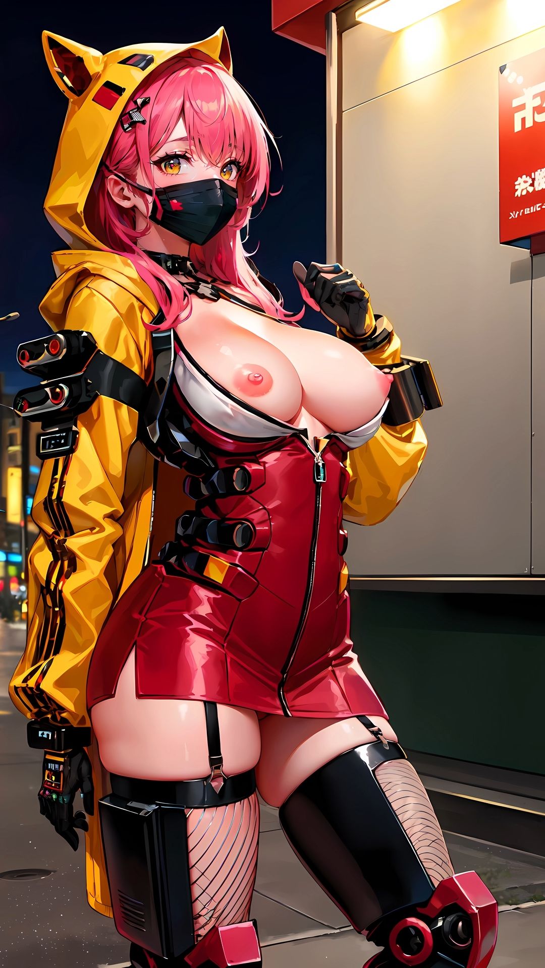 サンプル画像2:サイバーパンク風 イラスト集Vol.1 281枚！！(AiNA愛菜) [d_381601]