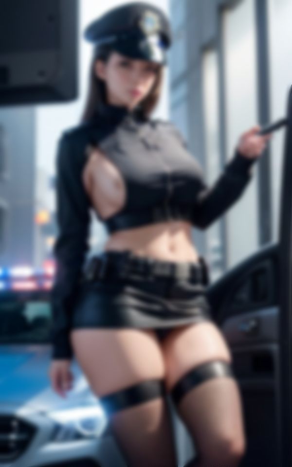 サンプル画像4:エッチな身体で誘惑してくる爆乳エロエロ新人警察官(AIおとは) [d_381611]