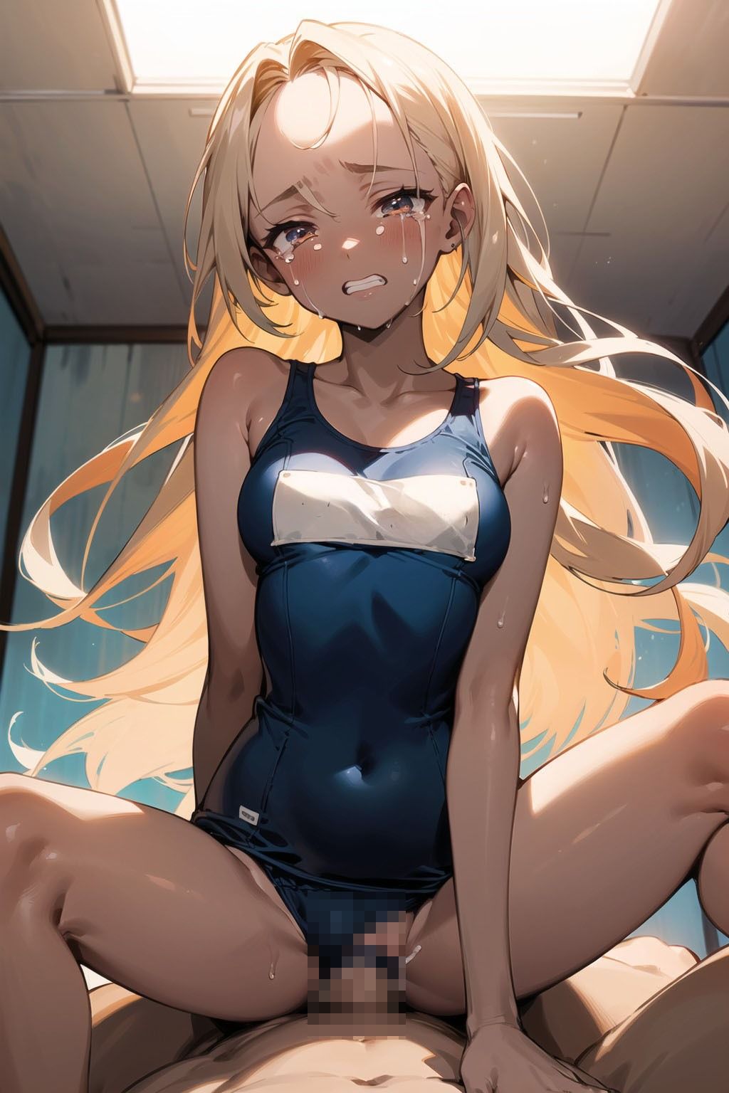 サンプル画像1:スク水JKちゃんの災難(ココナッツパンチSS) [d_381649]