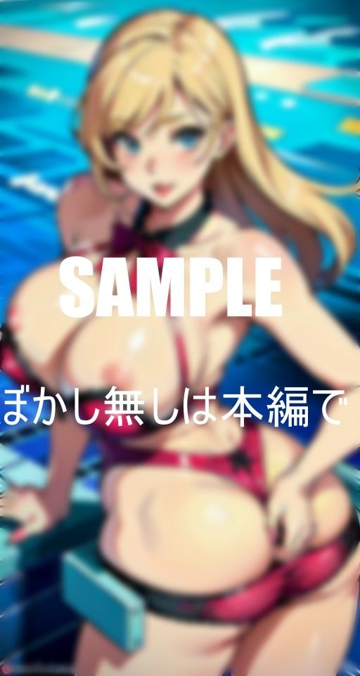 サンプル画像2:お尻フェチ必見プールで艶っぽい いやらしぃ〜お尻をフリフリ誘惑してくる下着美熟女たち(いサークル) [d_381659]