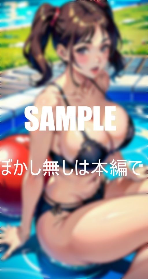 サンプル画像4:お尻フェチ必見プールでいやらしぃ〜お尻を突き出し誘惑してくる下着奥様たち若い肉棒をお持ち帰り(ろサークル) [d_381681]