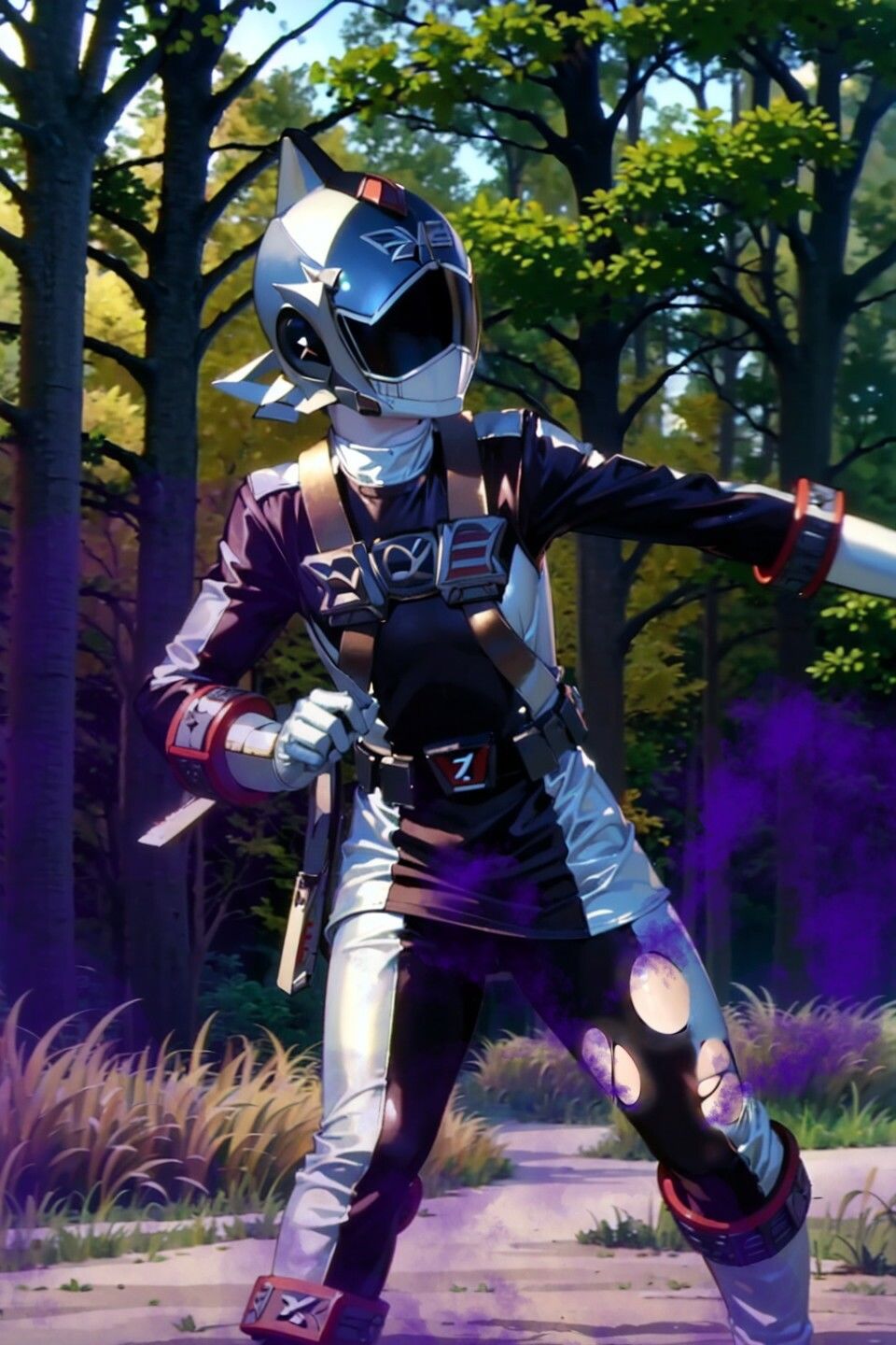 サンプル画像5:戦隊ヒロイン研究報告2024 1(AIヒロピン研究所) [d_381724]