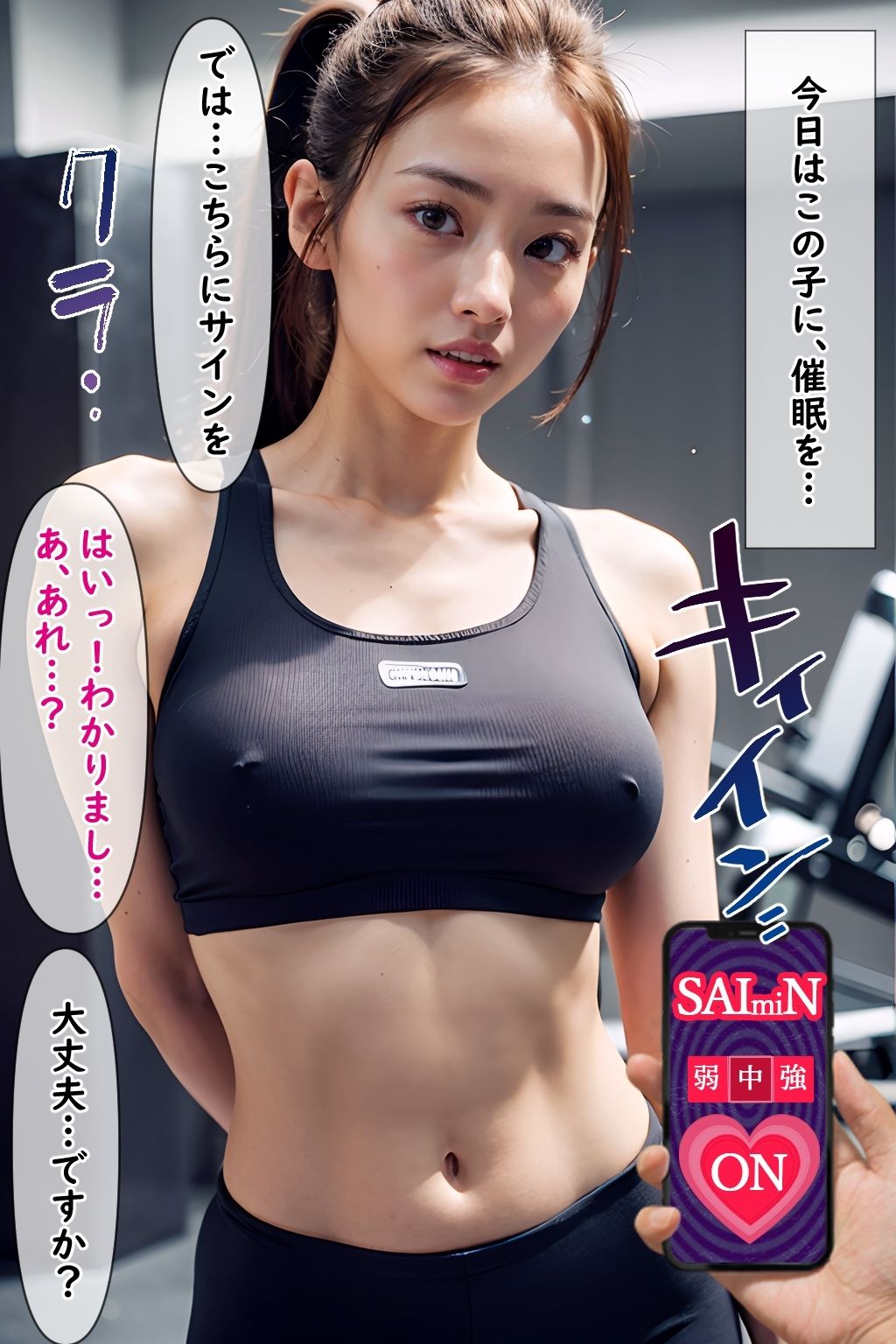 サンプル画像6:【Hなウェアベスト100】催●宅配便6:ジムトレーナー編(官能マンガ（Mスタジオ）) [d_381796]