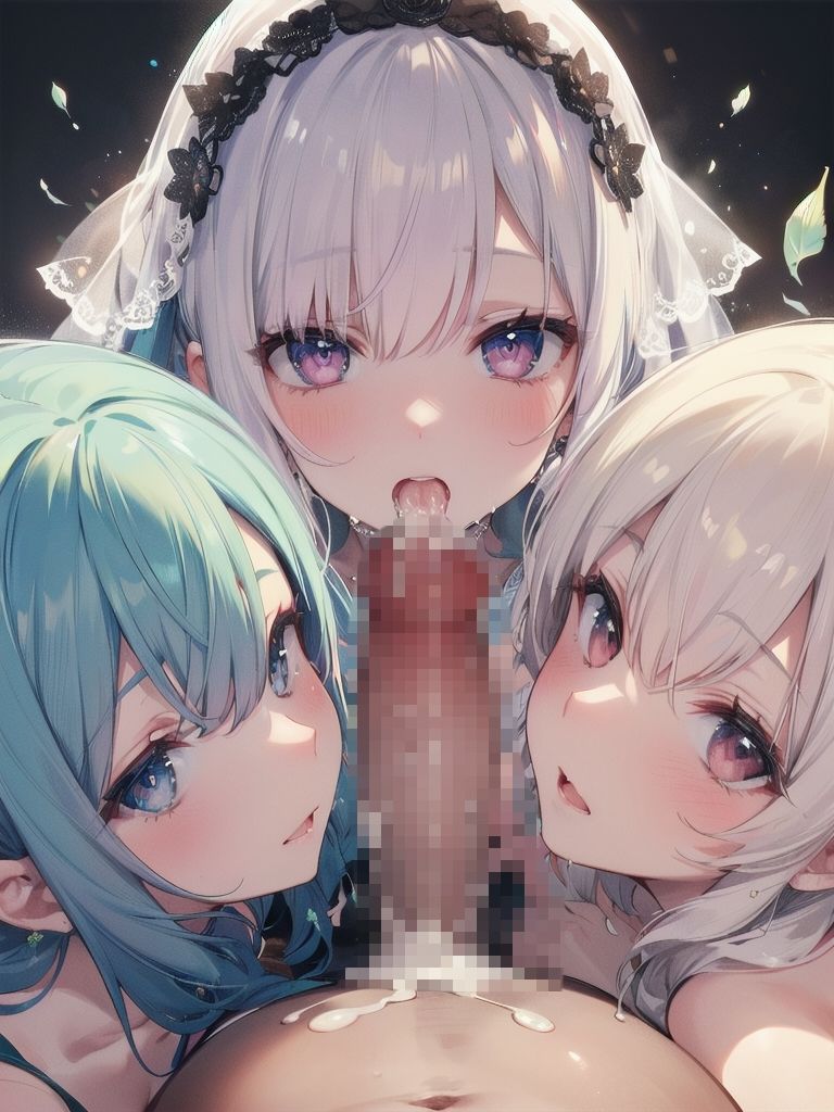 サンプル画像4:巨乳花嫁とハーレムエッチ3(Shotgun Bride) [d_381809]