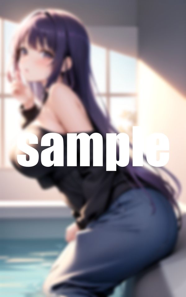 サンプル画像1:巨乳美女の視線(ミスティックメモリ) [d_381828]