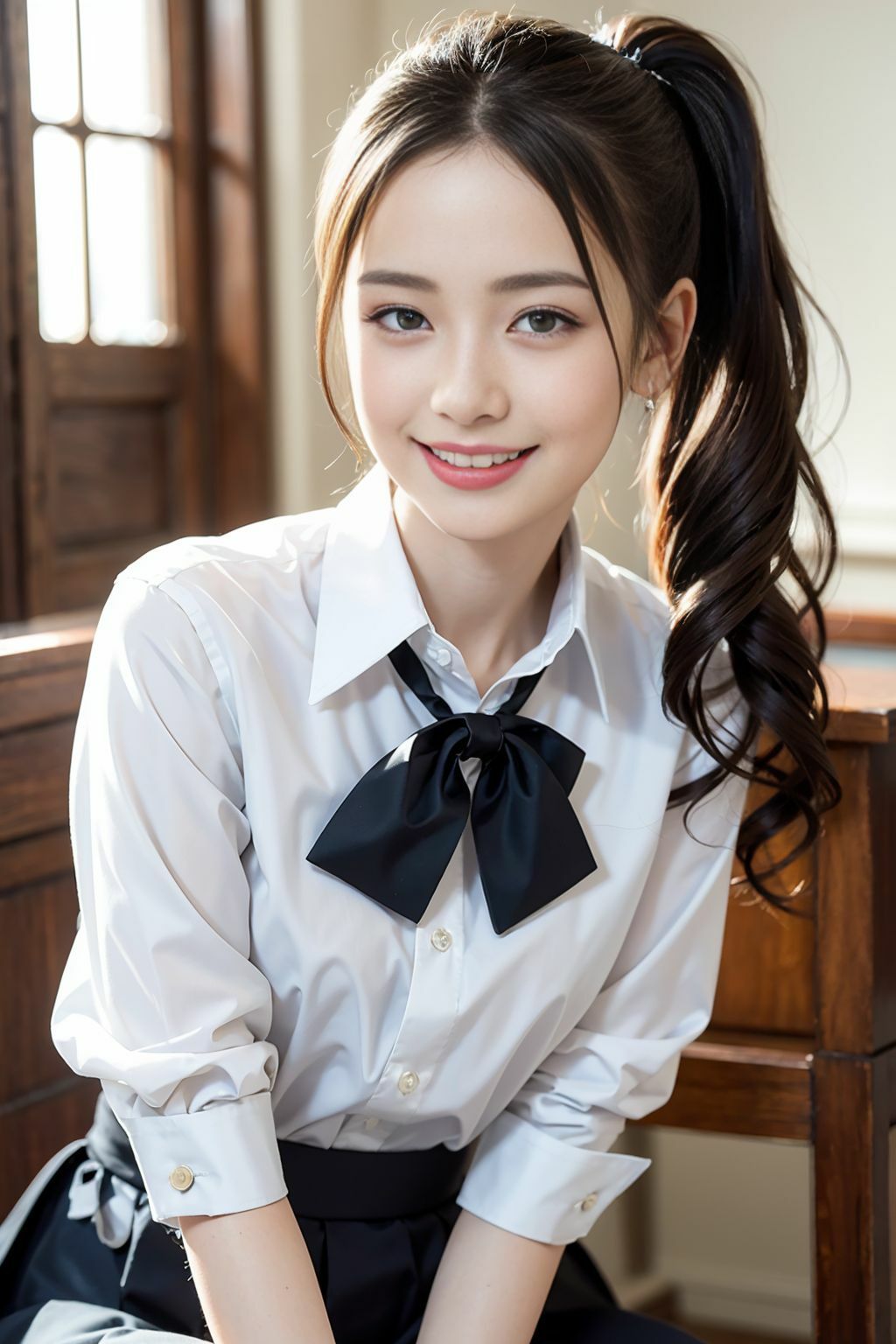 サンプル画像1:ロシア人ハーフの美人女子校生を拘束SEX！縛って好き放題(妄想族AI) [d_381856]