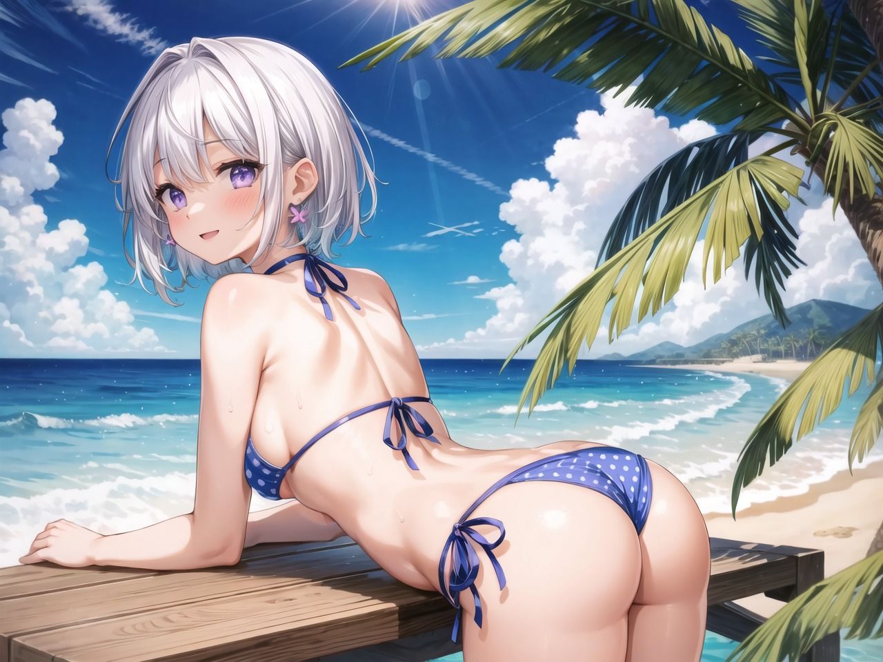 サンプル画像2:ビキニガールずらし〜本番(ニャンコロジカル) [d_381873]