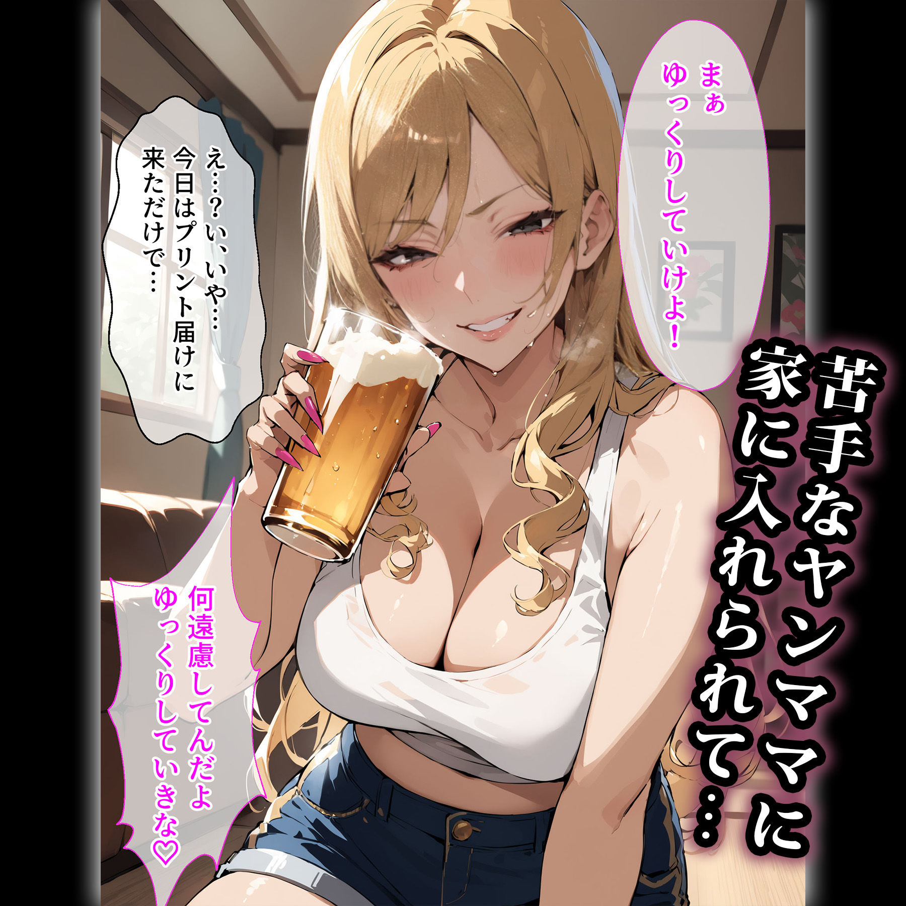 サンプル画像2:友達の母親を孕ませる〜いじめっ子のヤンママがメス堕ちするまで(エロエロ天国) [d_381888]