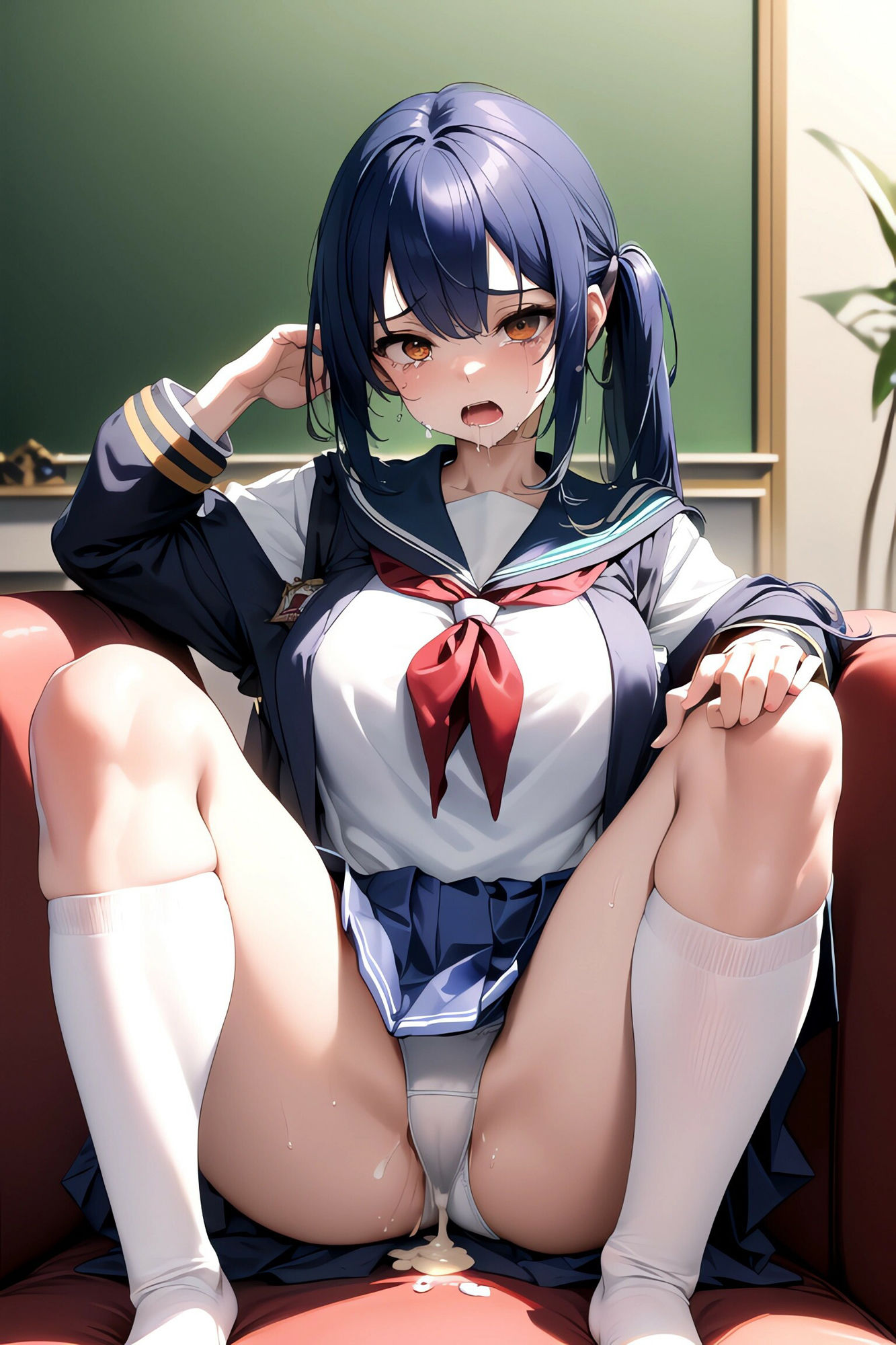 サンプル画像5:【巨乳】女子校生パンティー〜強●高圧中出し射撃〜(AIアクアパッツァ) [d_381906]